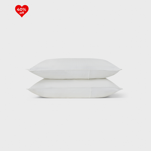 Sea-Salt, Linen Pillow Cover Set, 100% French Flax Linen