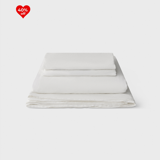 Sea-Salt, Linen Sheet Set, 100% French Flax Linen