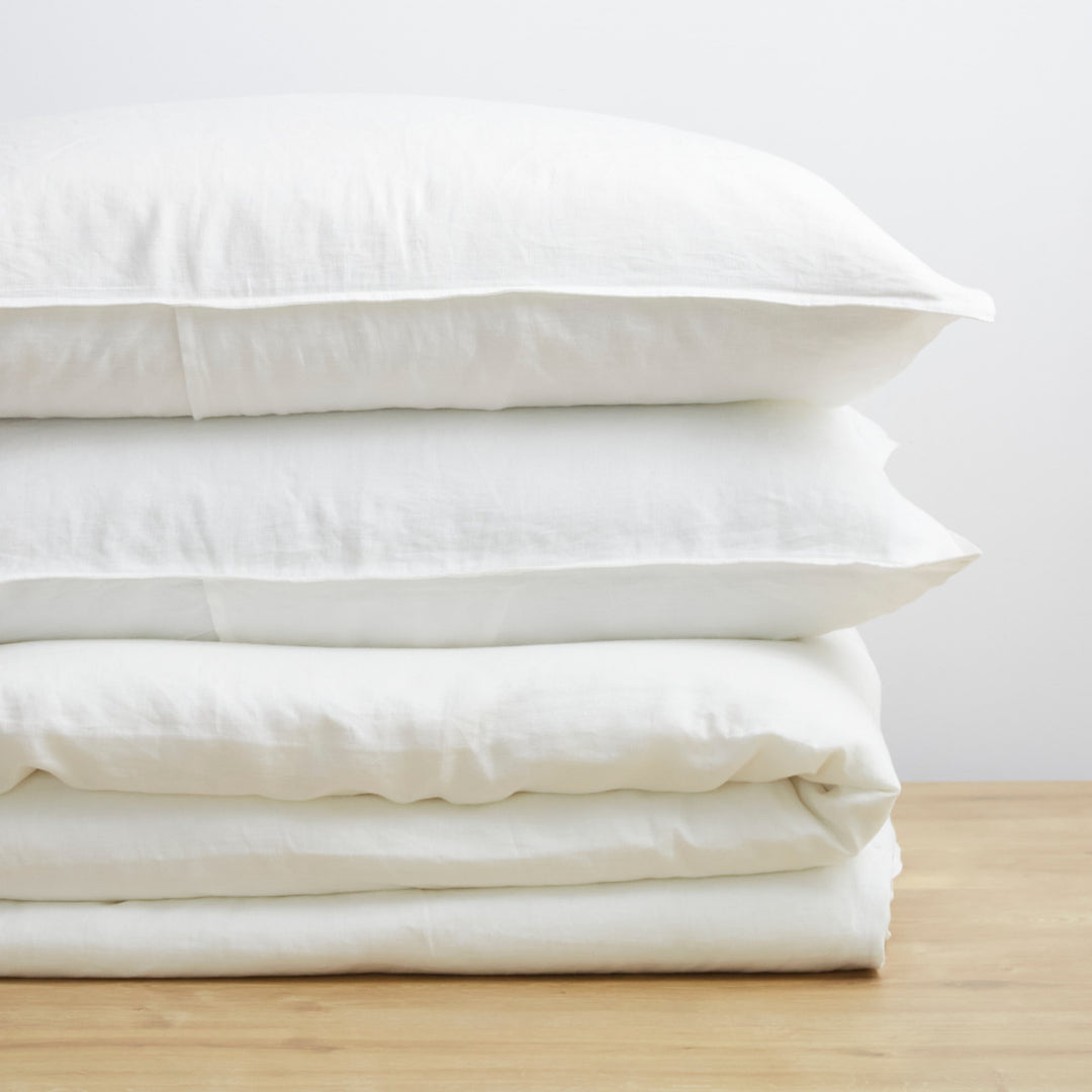 Sea-Salt, Duvet Cover Set, 100% French Flax Linen