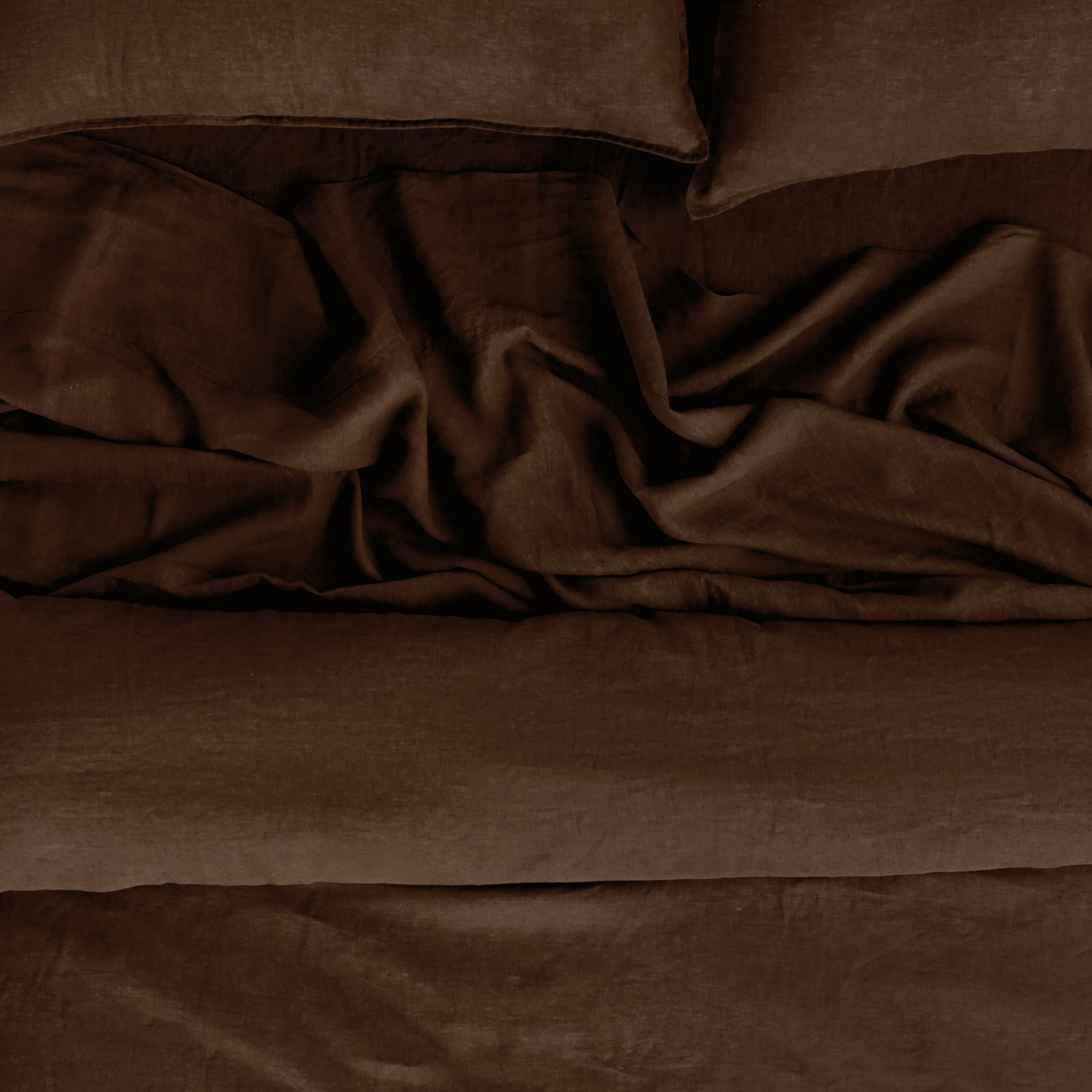 Cocoa, Duvet Cover Set, 100% French Flax Linen