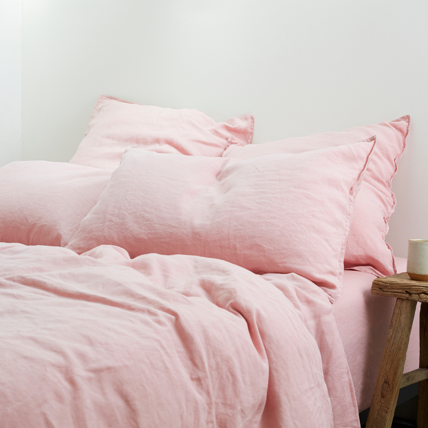 Rose, Bedding Bundle, 100% French Flax Linen