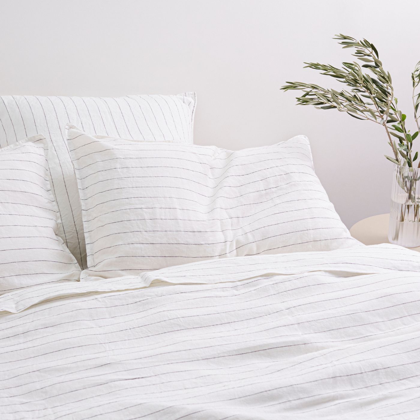 Stripe, Bedding Bundle, 100% French Flax Linen