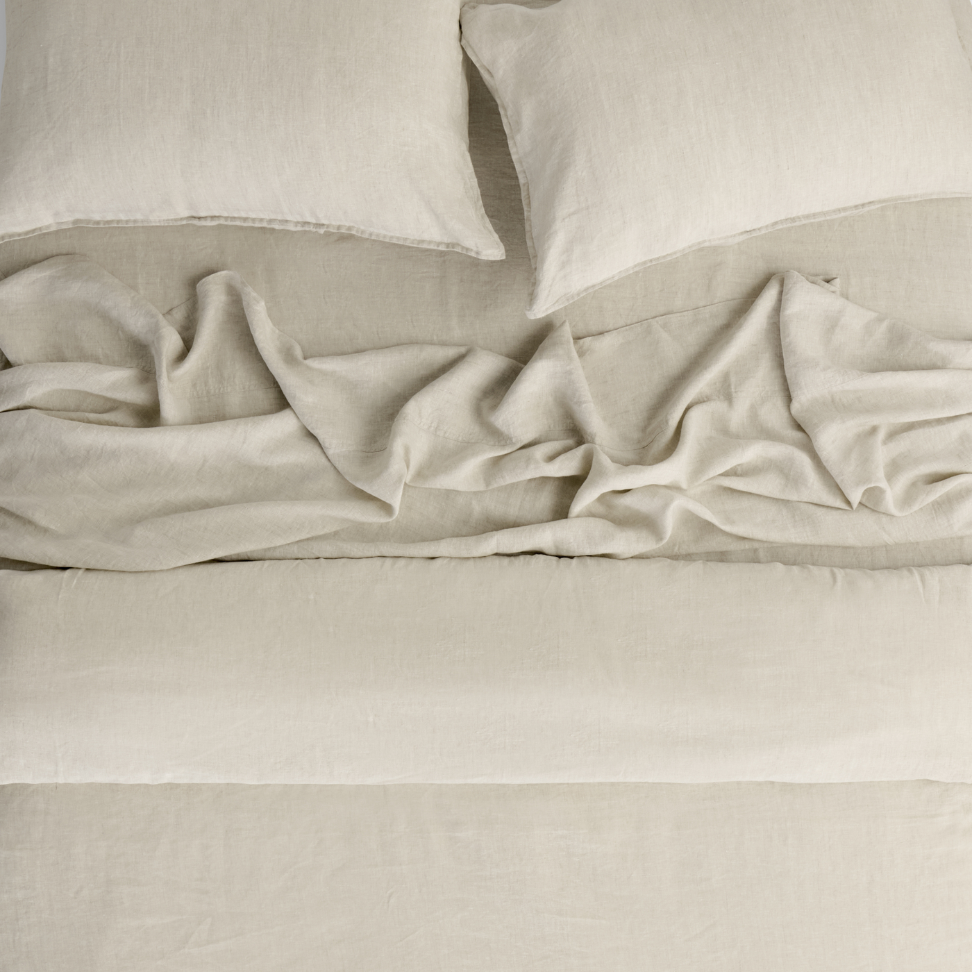 Natural, Bedding Bundle, 100% French Flax Linen