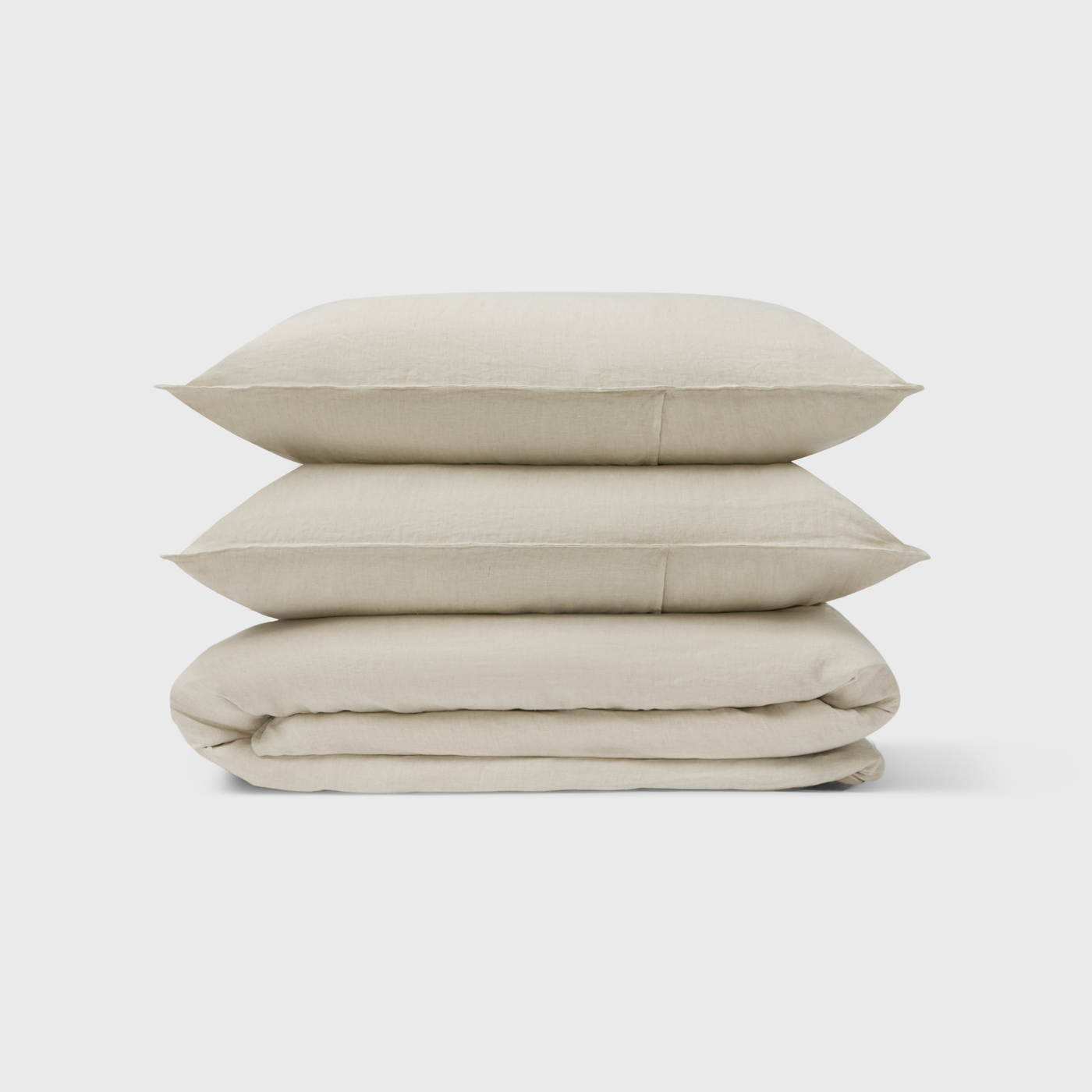 Natural, Duvet Cover Set, 100% French Flax Linen