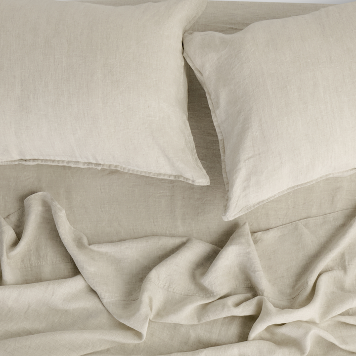 Natural, Linen Flat Sheet, 100% French Flax Linen