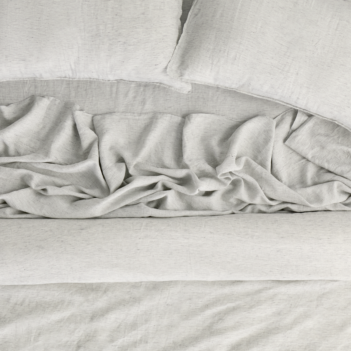 Pencil Stripe, Linen Sheet Set, 100% French Flax Linen