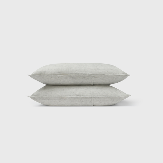 Pencil Stripe, Linen Pillow Cover Set, 100% French Flax Linen