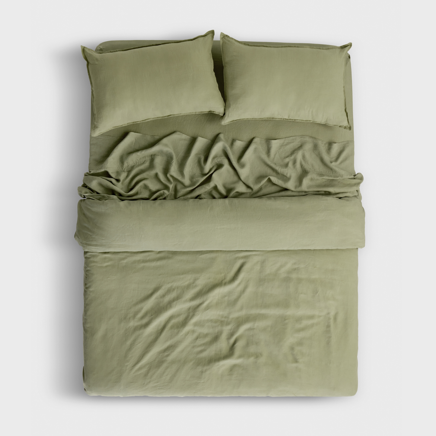 Sage, Bedding Bundle, 100% French Flax Linen