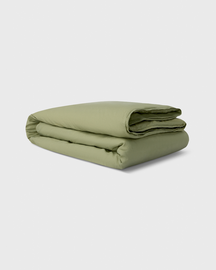 Sage, Duvet Cover, 100% French Flax Linen