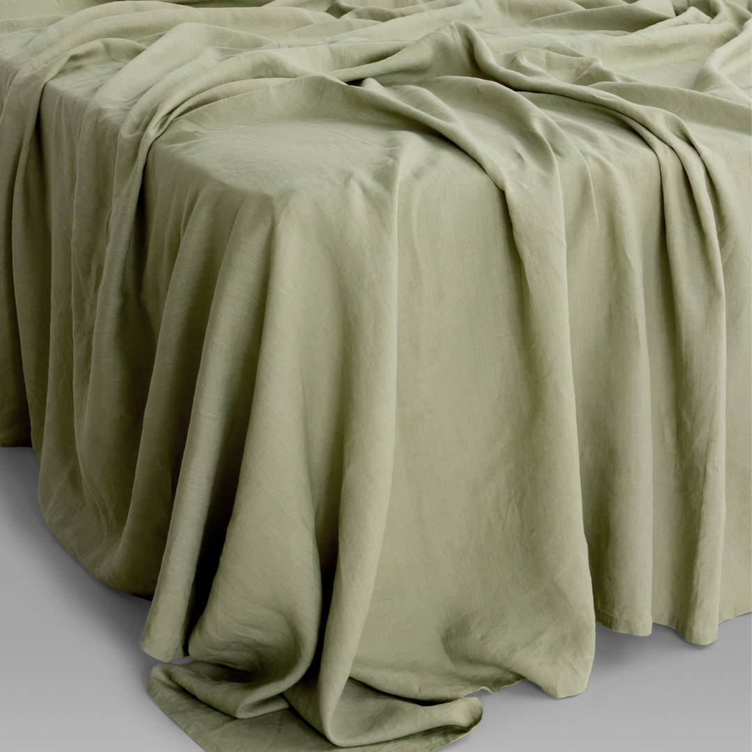 Sage, Bedding Bundle, 100% French Flax Linen