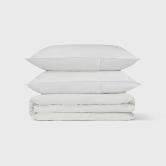 Sea-Salt, Linen Duvet Cover Set, 100% French Flax Linen