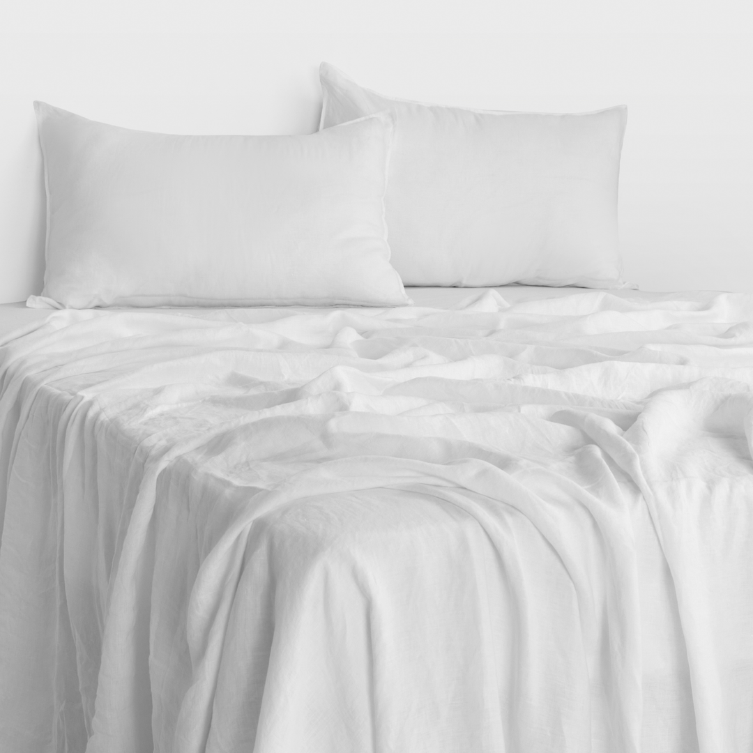 Sea-Salt, Linen Pillow Cover Set, 100% French Flax Linen