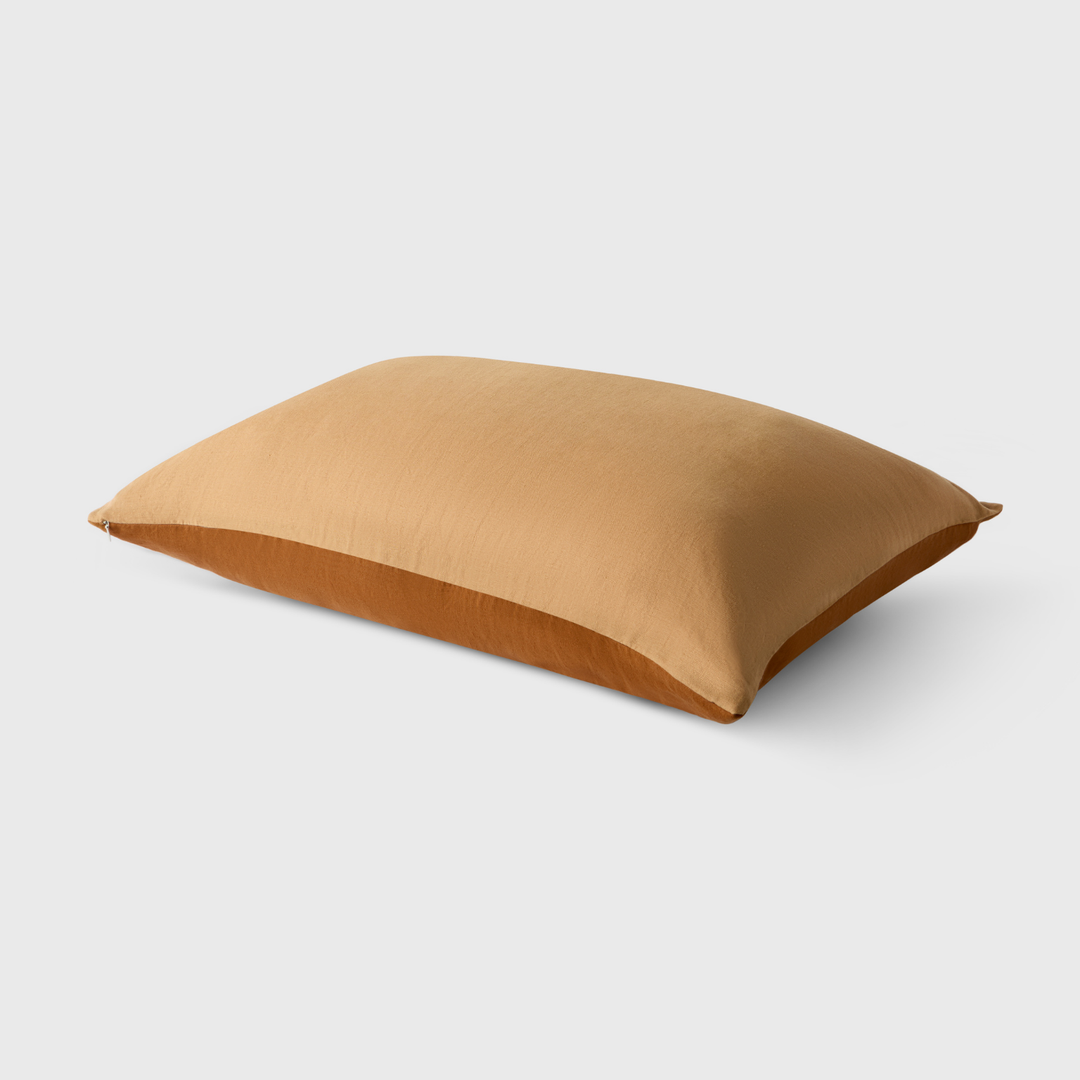 Sienna Dusk, Double Sided Duvet Cover Set, 100% French Flax Linen