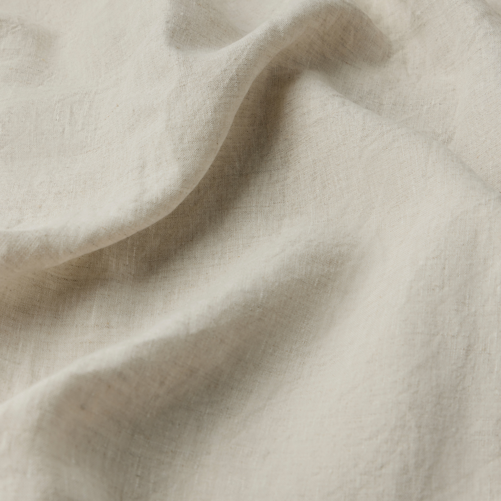 Natural, Linen Fitted Sheet, 100% French Flax Linen