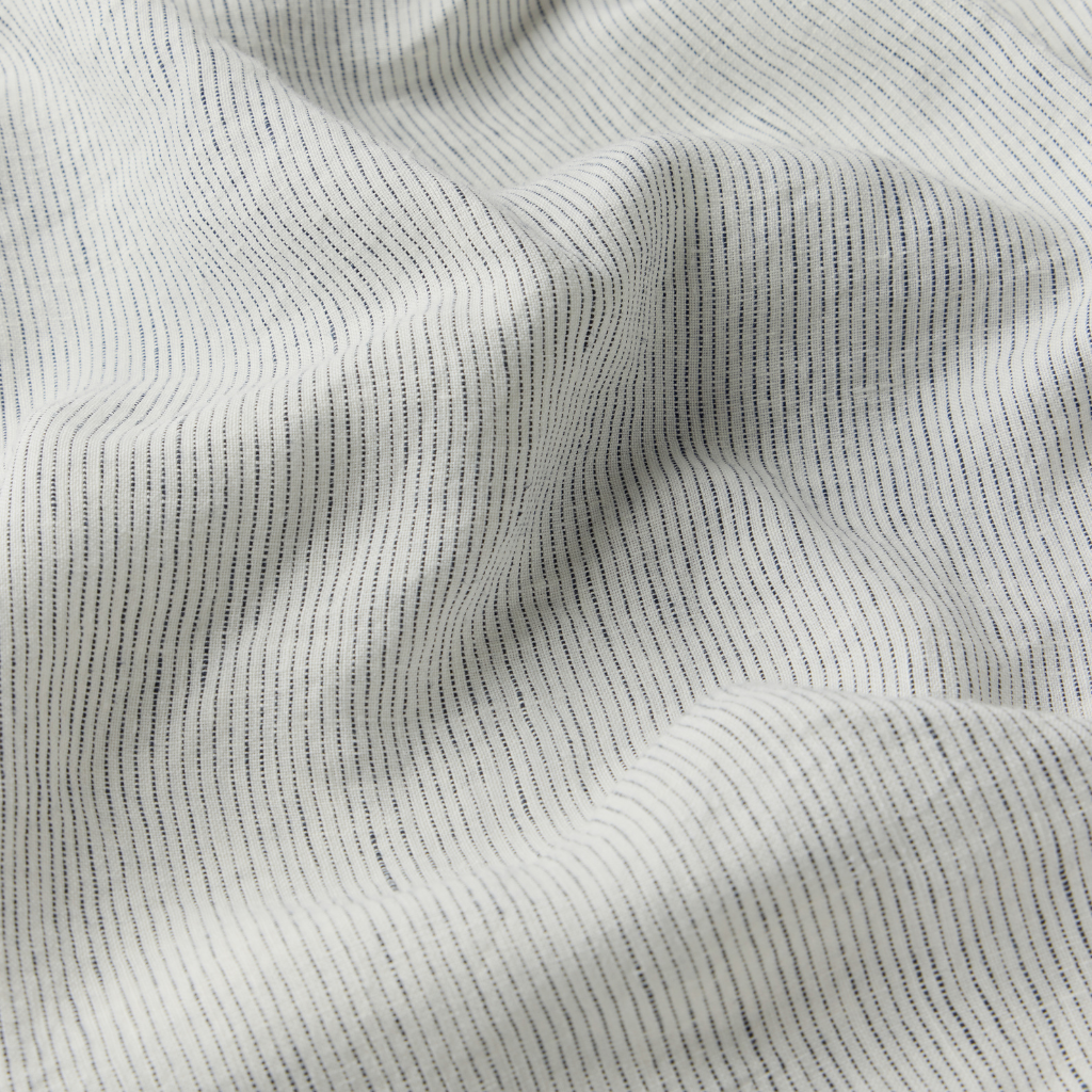 Pencil Stripe, Duvet Cover Set, 100% French Flax Linen