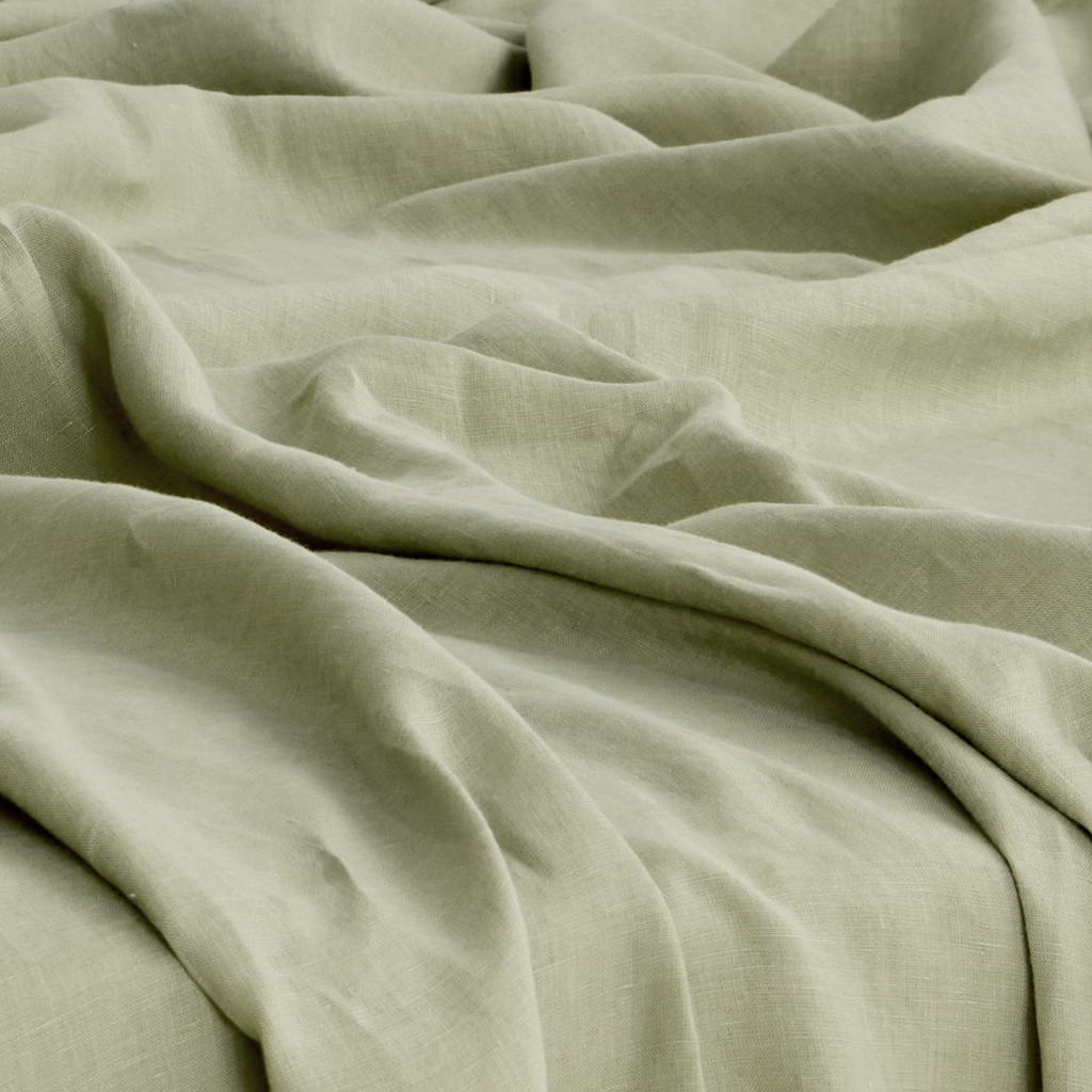 Sage, Linen Sheet Set, 100% French Flax Linen